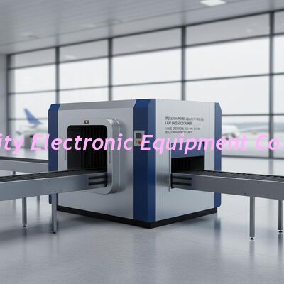 Opération Puissance 220AVC 10 50Hz 3Hz scanners à rayons X de bagages avec dimensions de tunnel 1020 mm 1313 mm Idéal pour la sécurité de l'aéroport