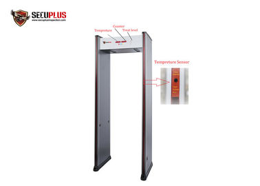 La porte d'intérieur 18 de détecteur de métaux répartit en zones l'alarme de lumières du bruit de mesure de la température/LED